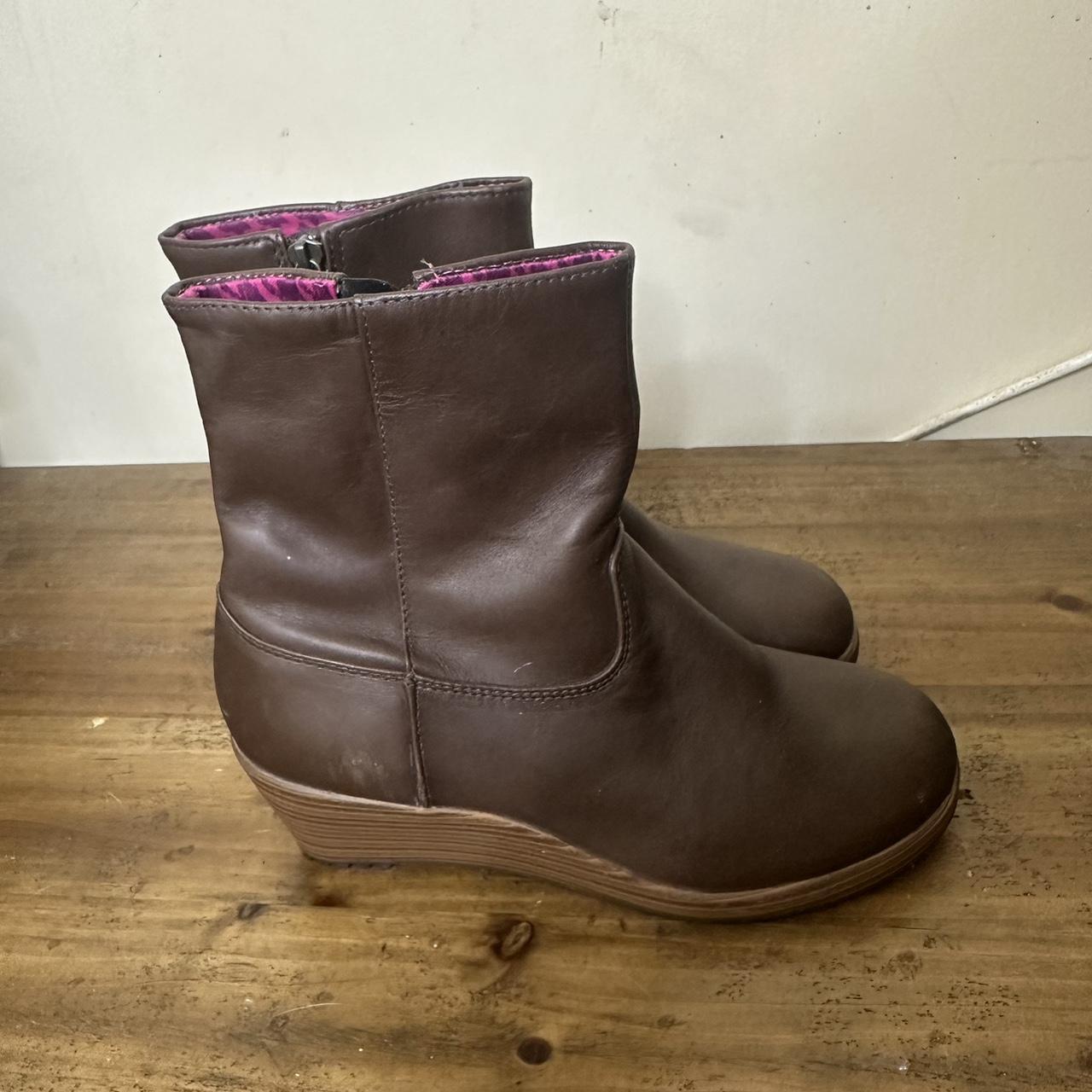 CROCS A-Leigh Leather Bootie Depop