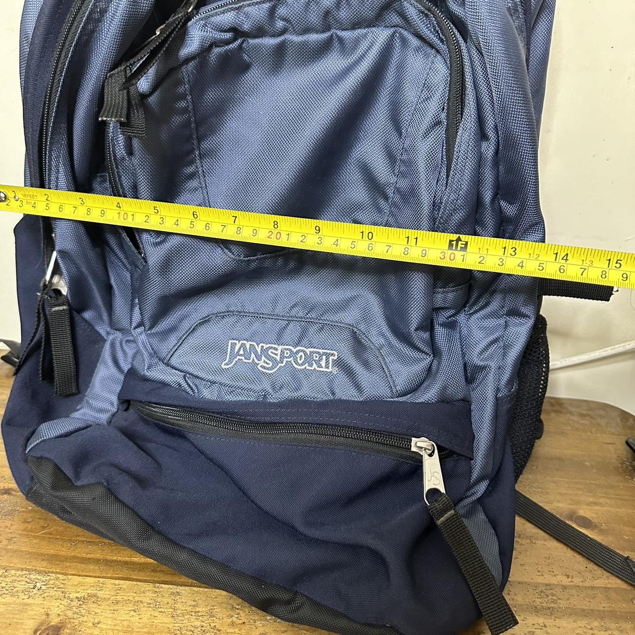 Jansport Blue Black Hiking Camping Airlift Backpack. Depop