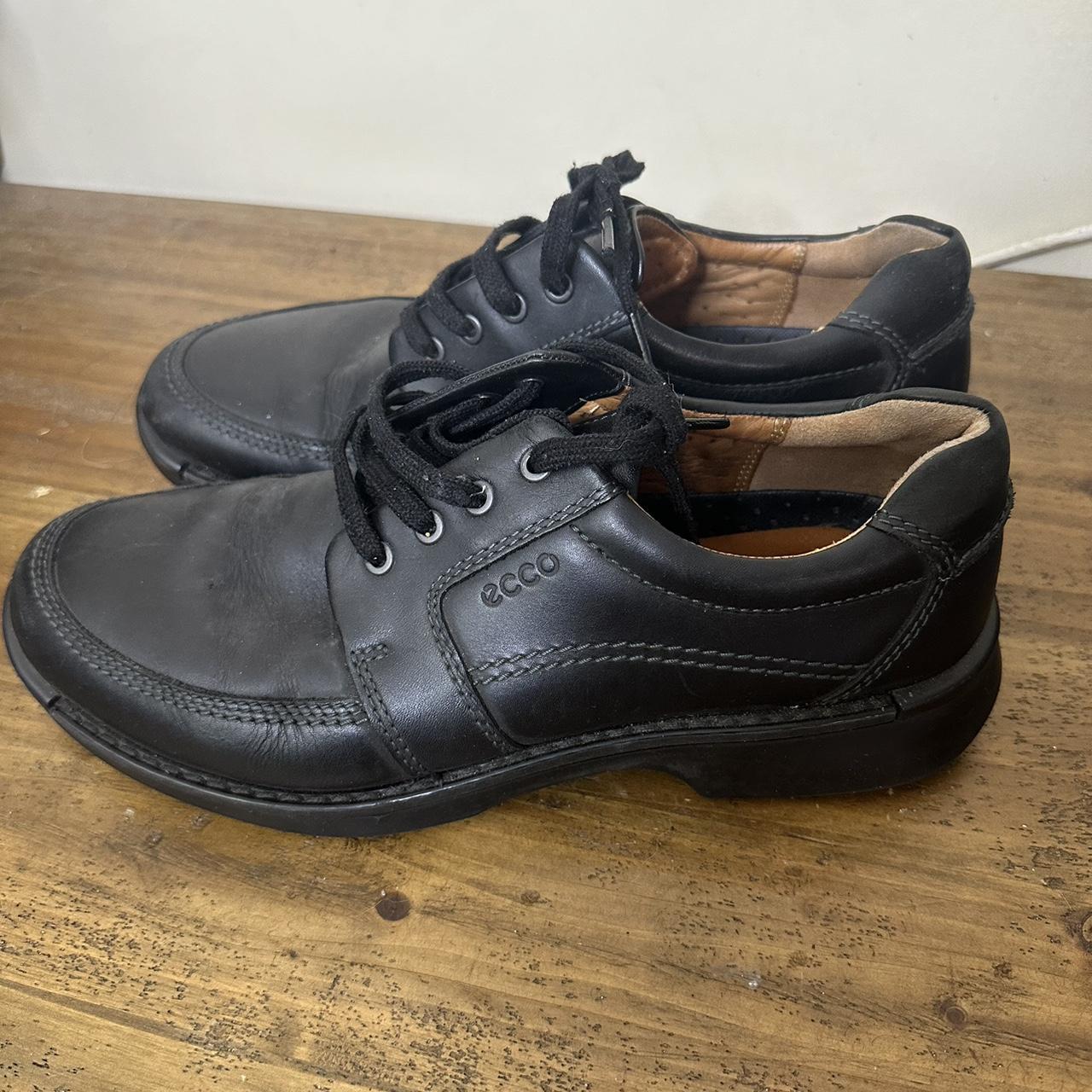 ECCO Fusion II Tie Moc Shoe Casual Oxfords Lace up. Depop