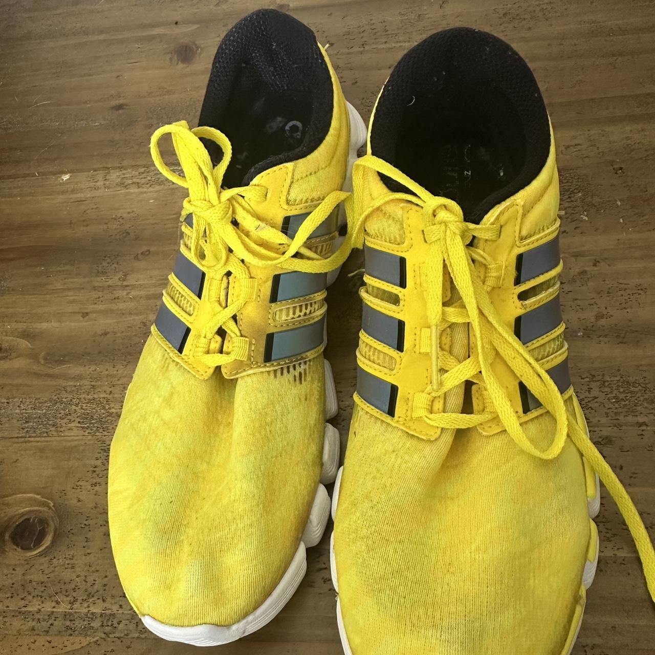 ADIDAS ADIPURE CRAZY QUICK Yellow MENS SNEAKERS. Depop