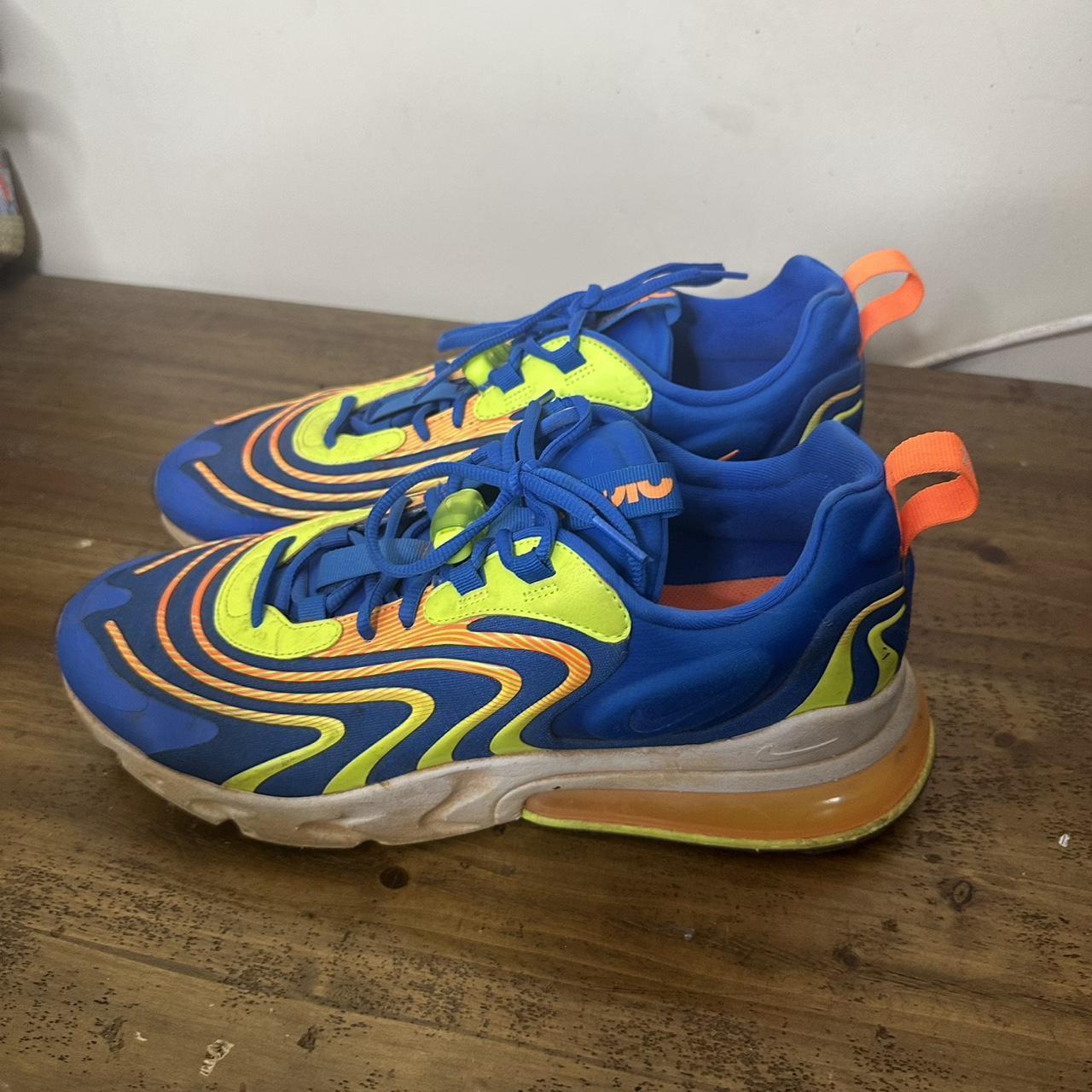 Mens Shoes Air Max 270 Men's Blue And Orange Nike Air Max 270