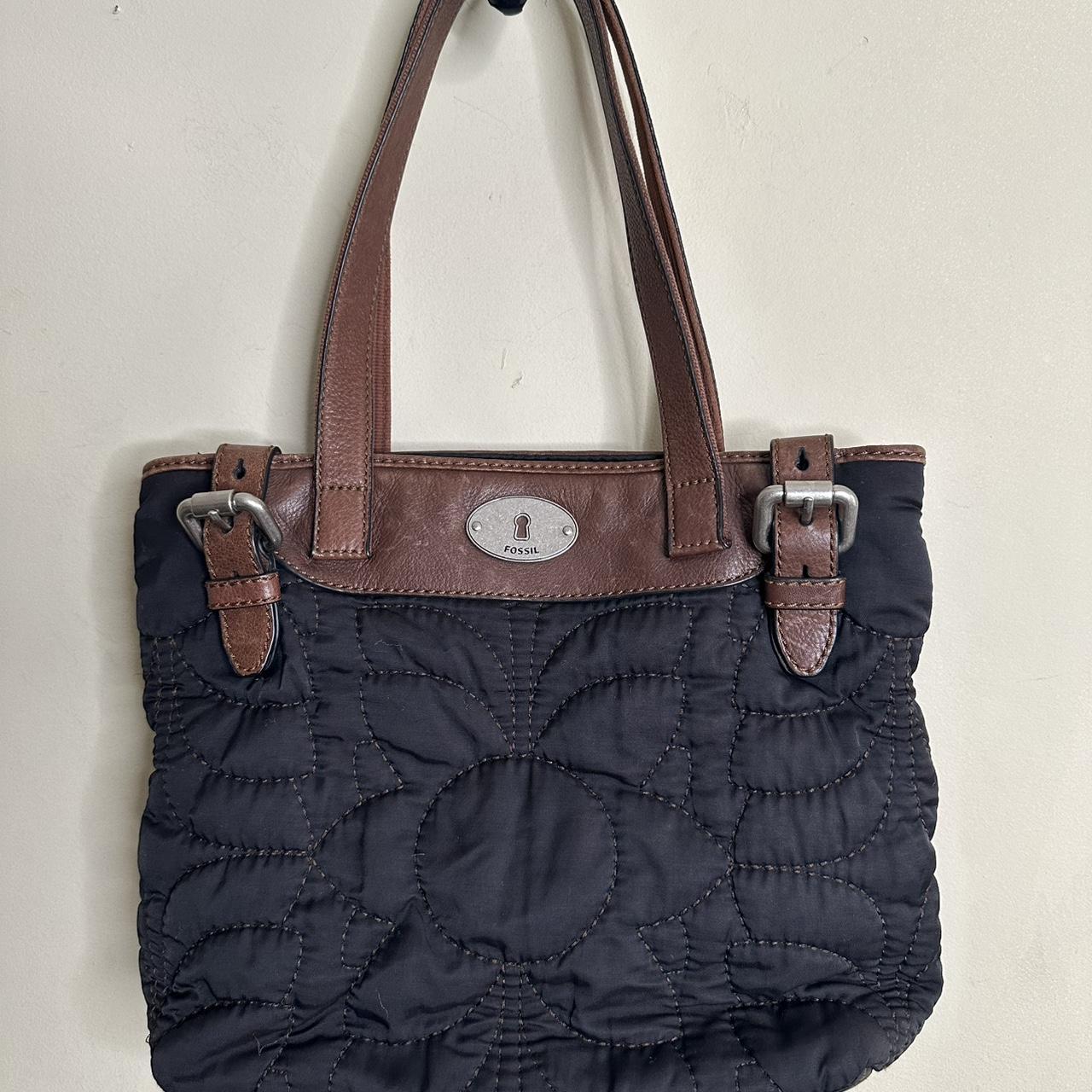 Fossil Women's Bag - Black/Navy – Fossil Keyper B… - image 1