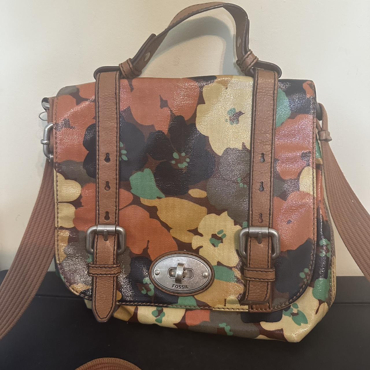 Fossil Women's Bag - Multi/Brown – Fossil Key Per… - image 1