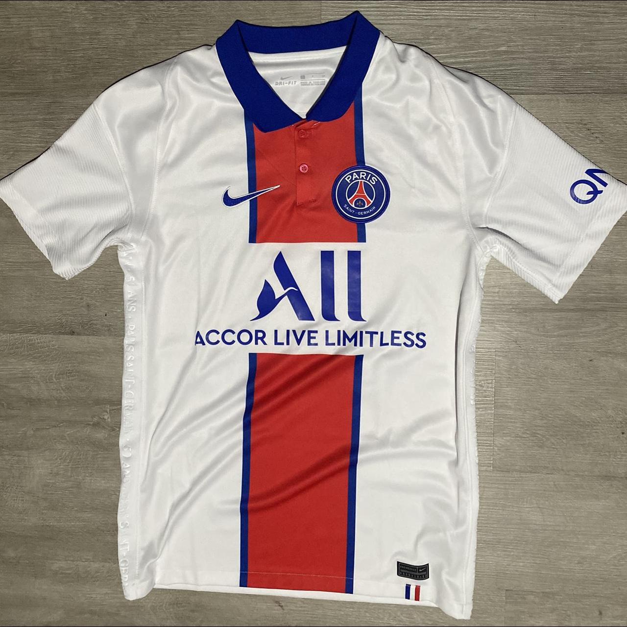 KYLIAN MBAPPÉ PSG 20/21 AWAY JERSEY SHIRT KIT CAMISA - Depop