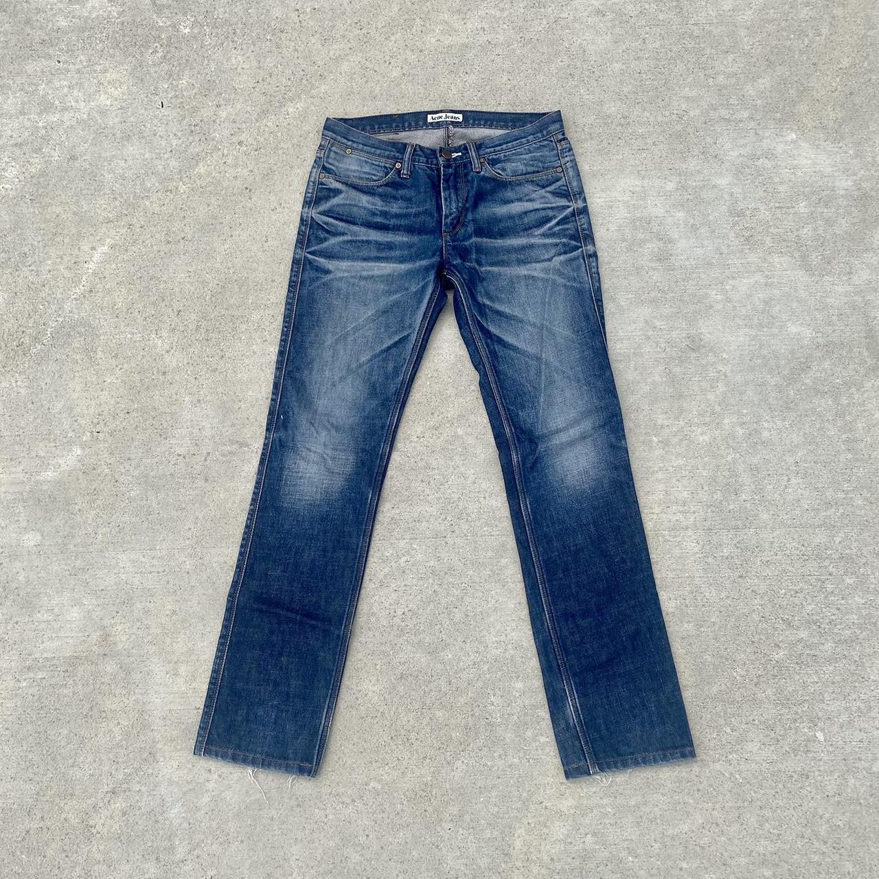 Acne Studios Men's Blue Jeans | Depop