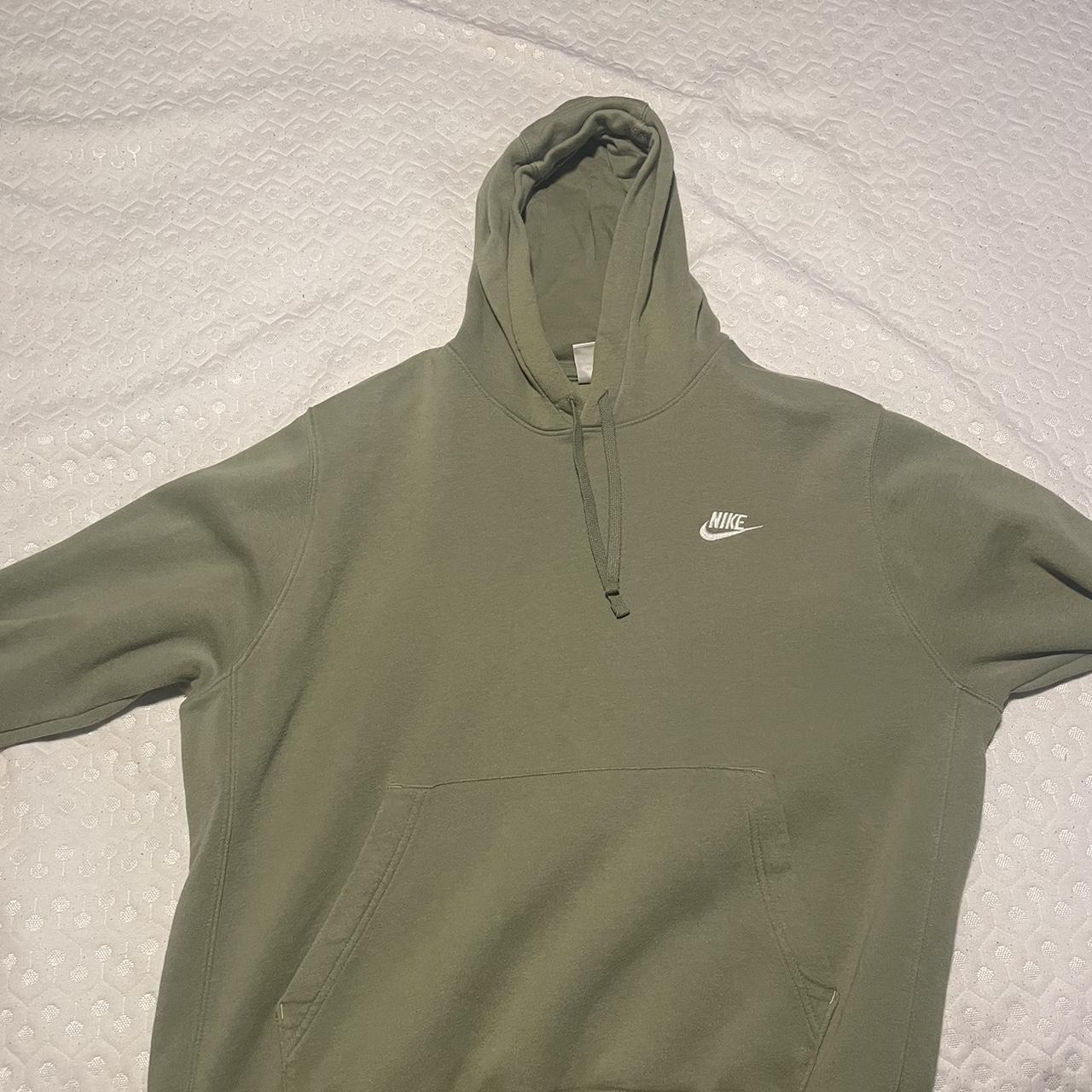 mens nike hoodie green