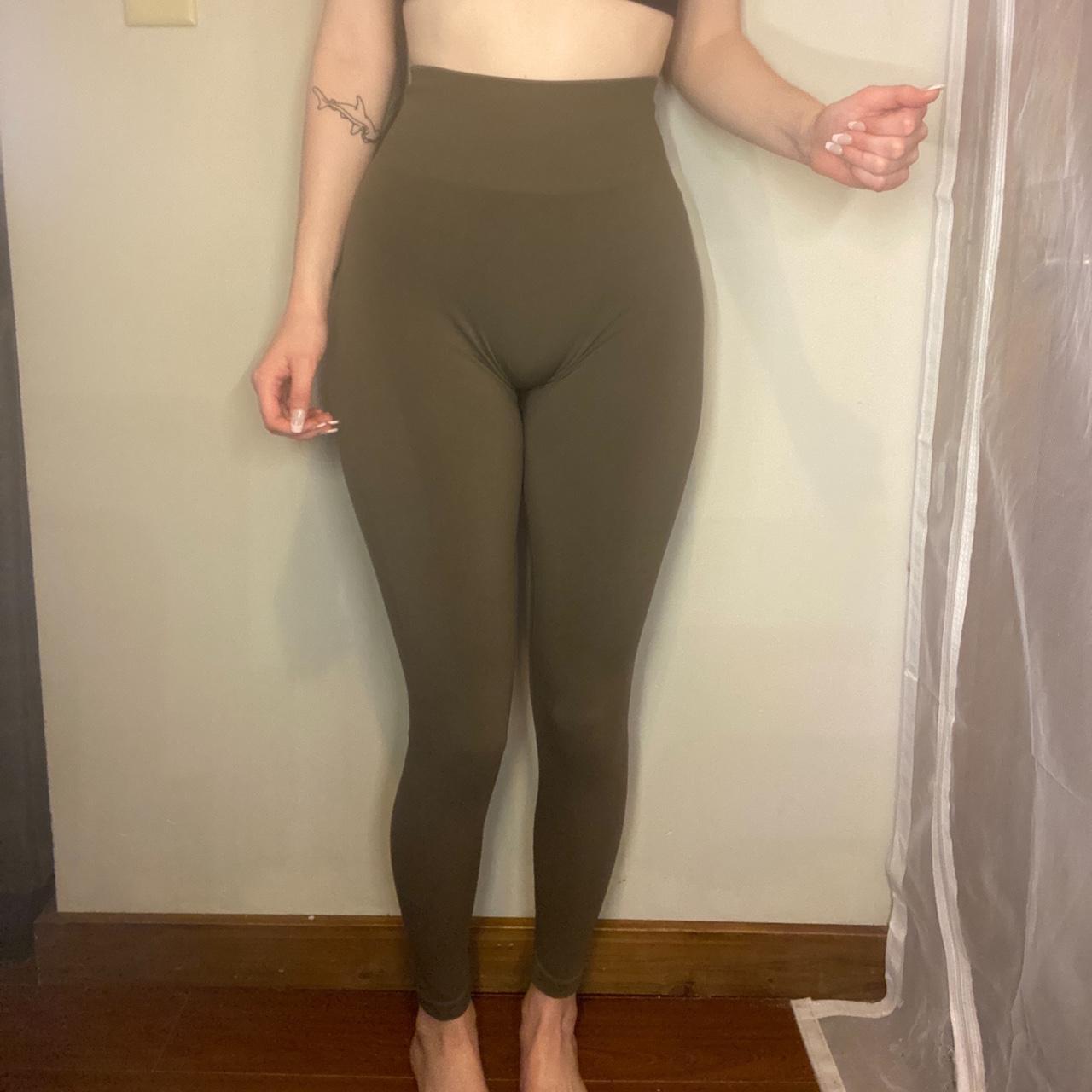 Mocha Alphalete leggings. Barely worn Depop