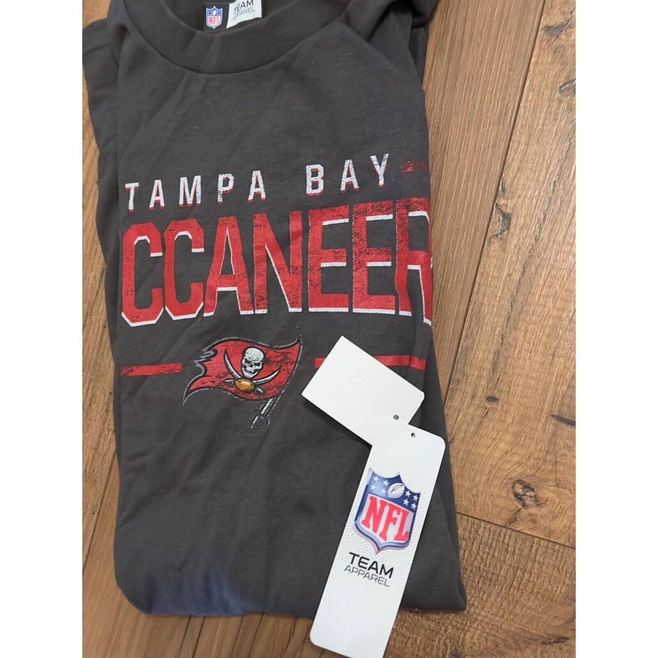 NFL Team Apparel Graphic T-Shirt Buccaneers Football - Depop