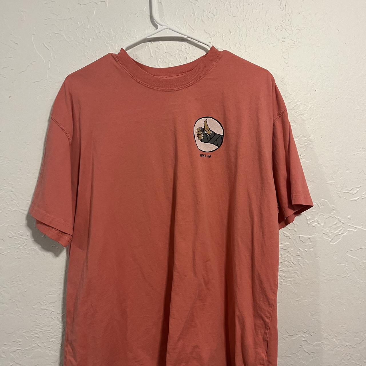 Rose color nike outlet shirt