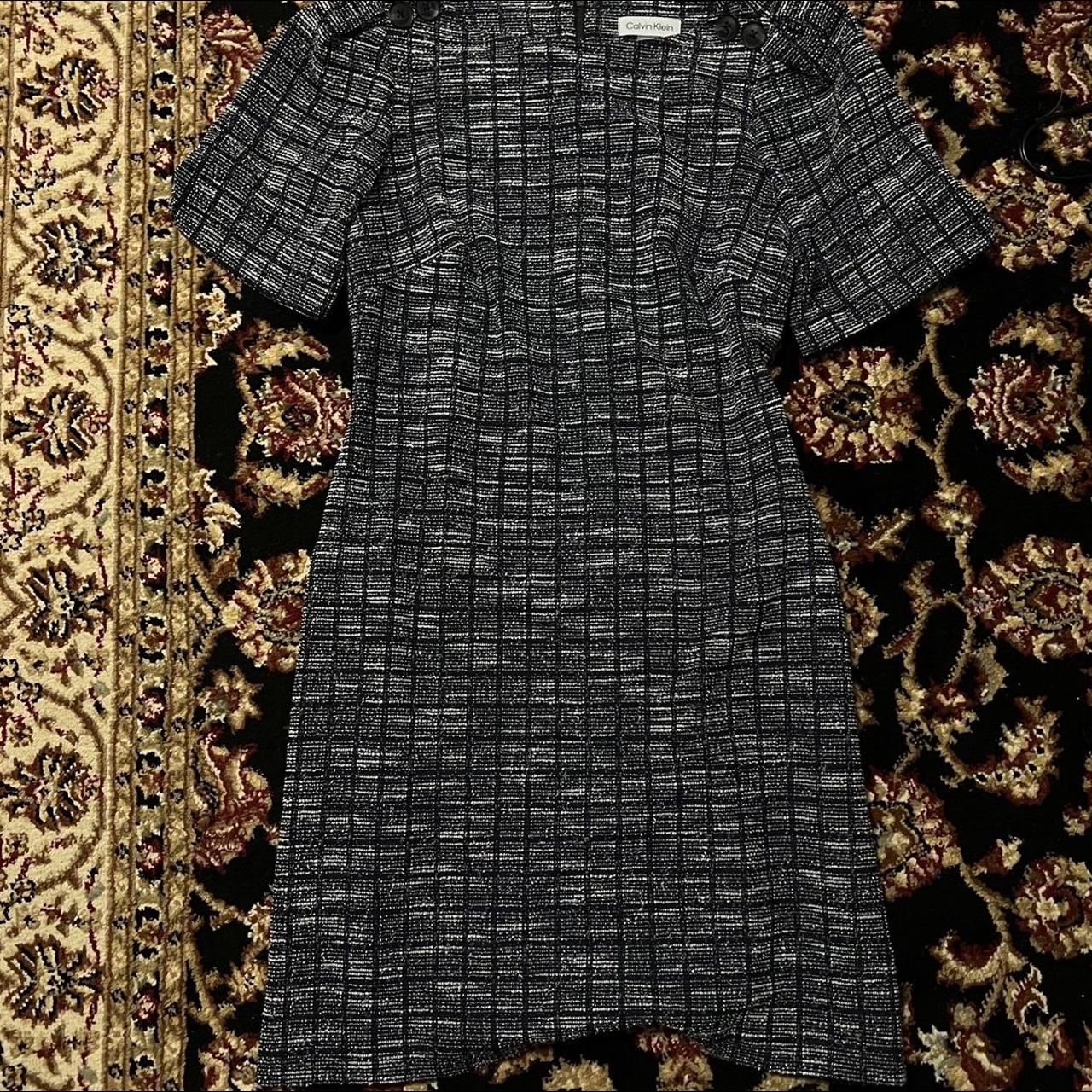 Calvin klein 2024 tweed dress