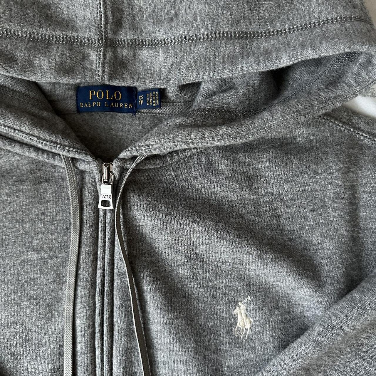 polo ralph lauren zip up - worn once - no flaws... - Depop