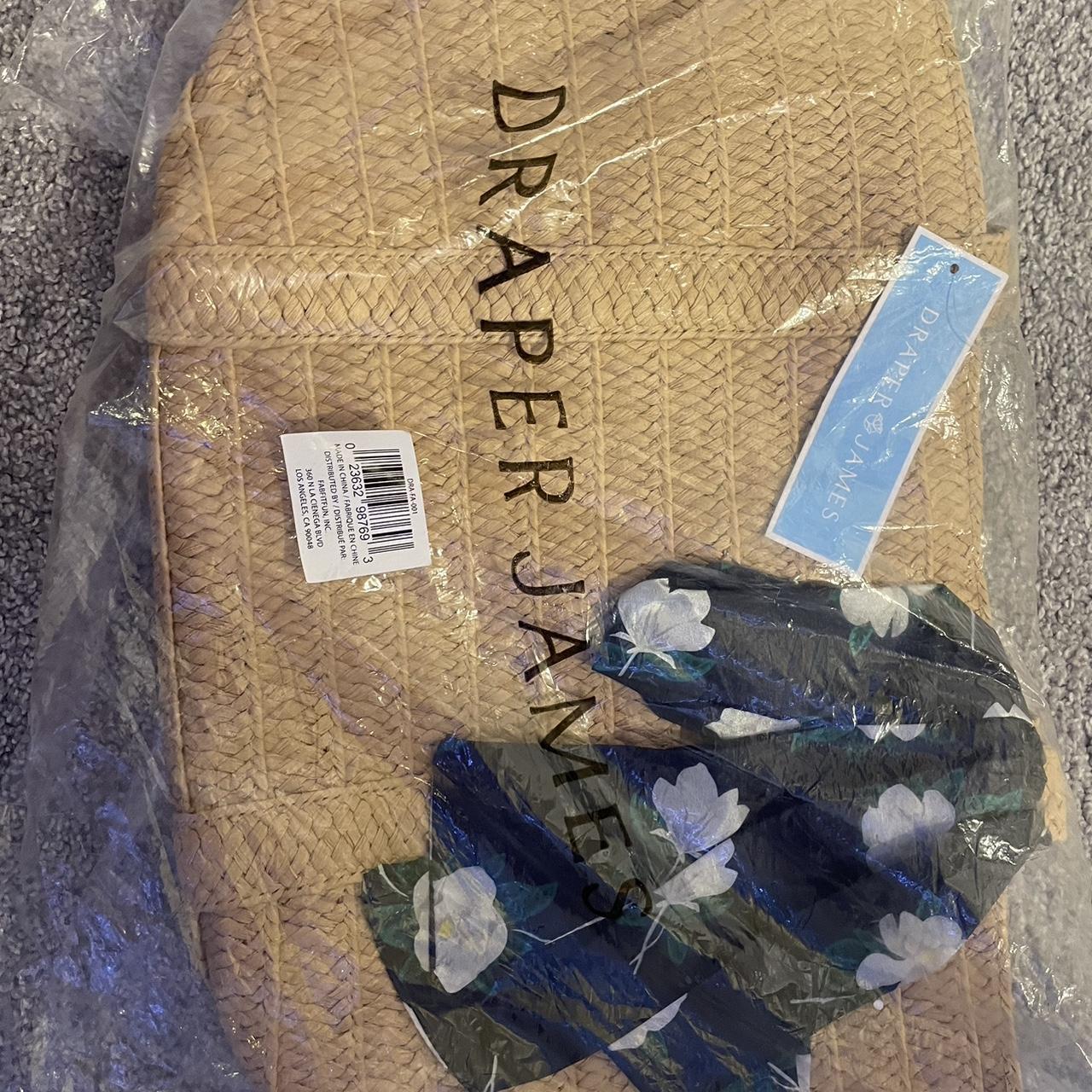 brand new beach bag draper james selling for 65 or Depop