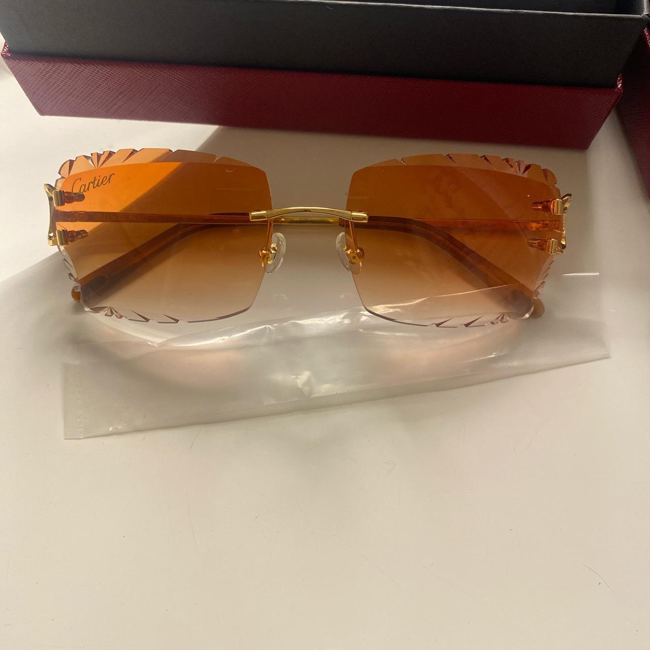 Orange 2024 cartier glasses