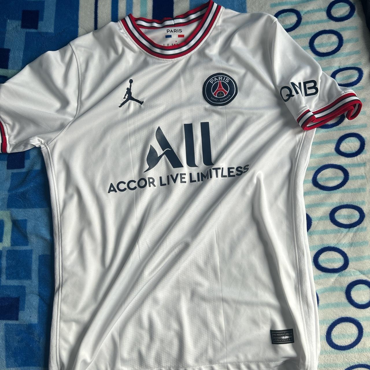 psg jordan shirt white