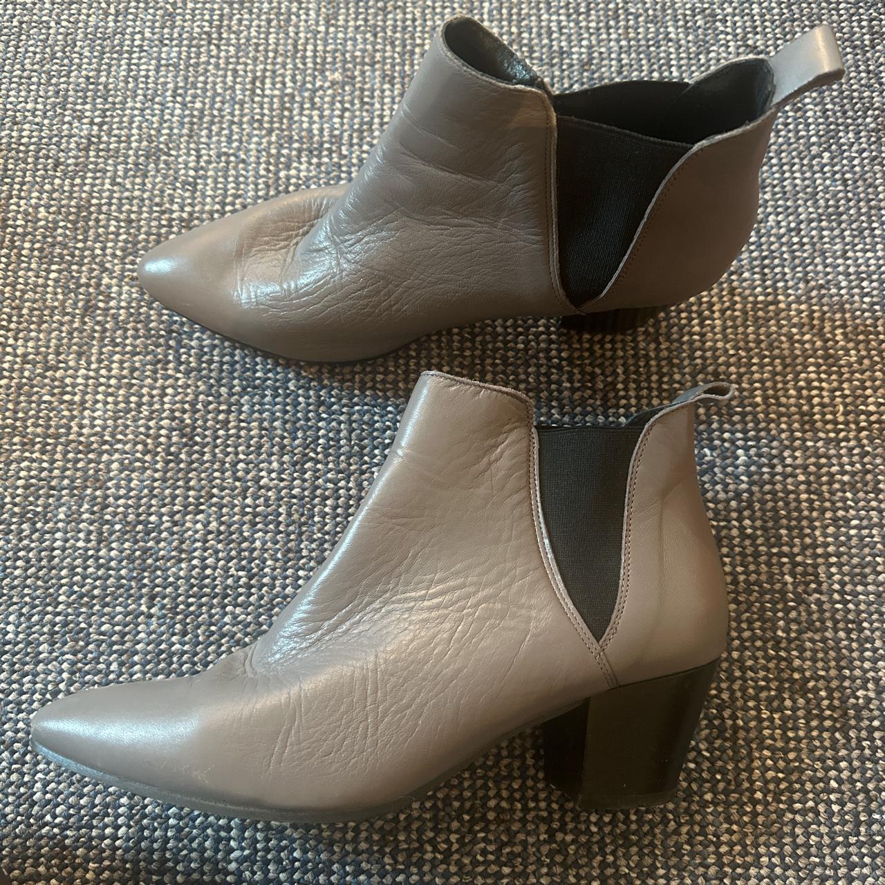 Topshop grey ankle hot sale boots