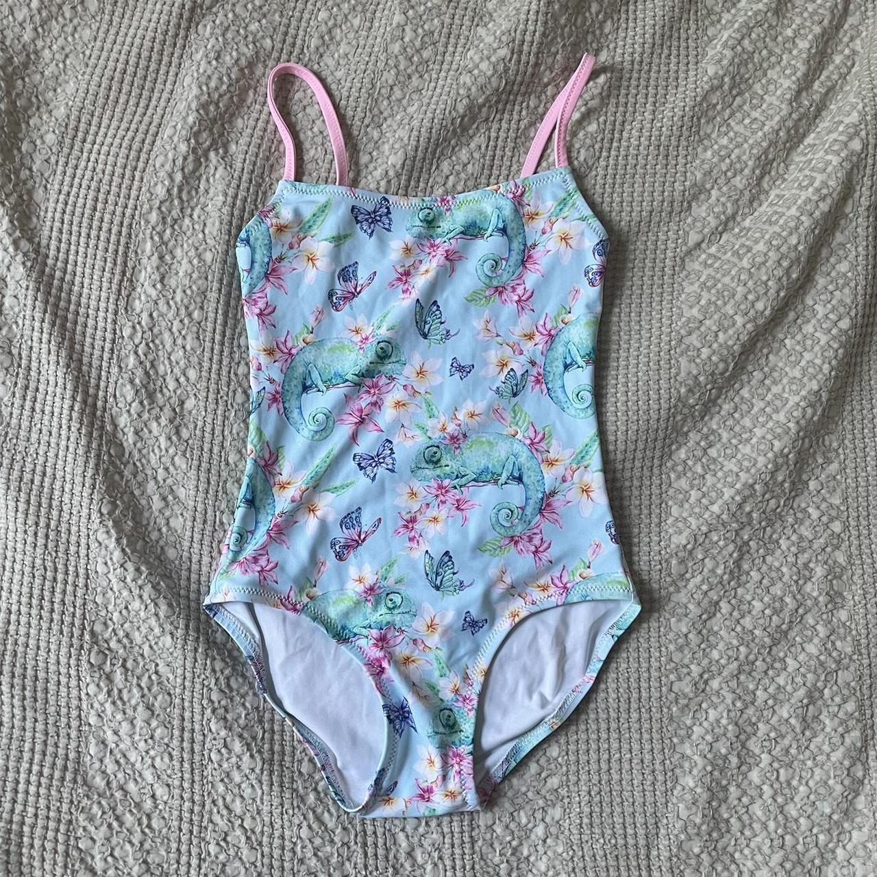 Chameleon Activewear Camisole Leotard/Swimsuit... - Depop