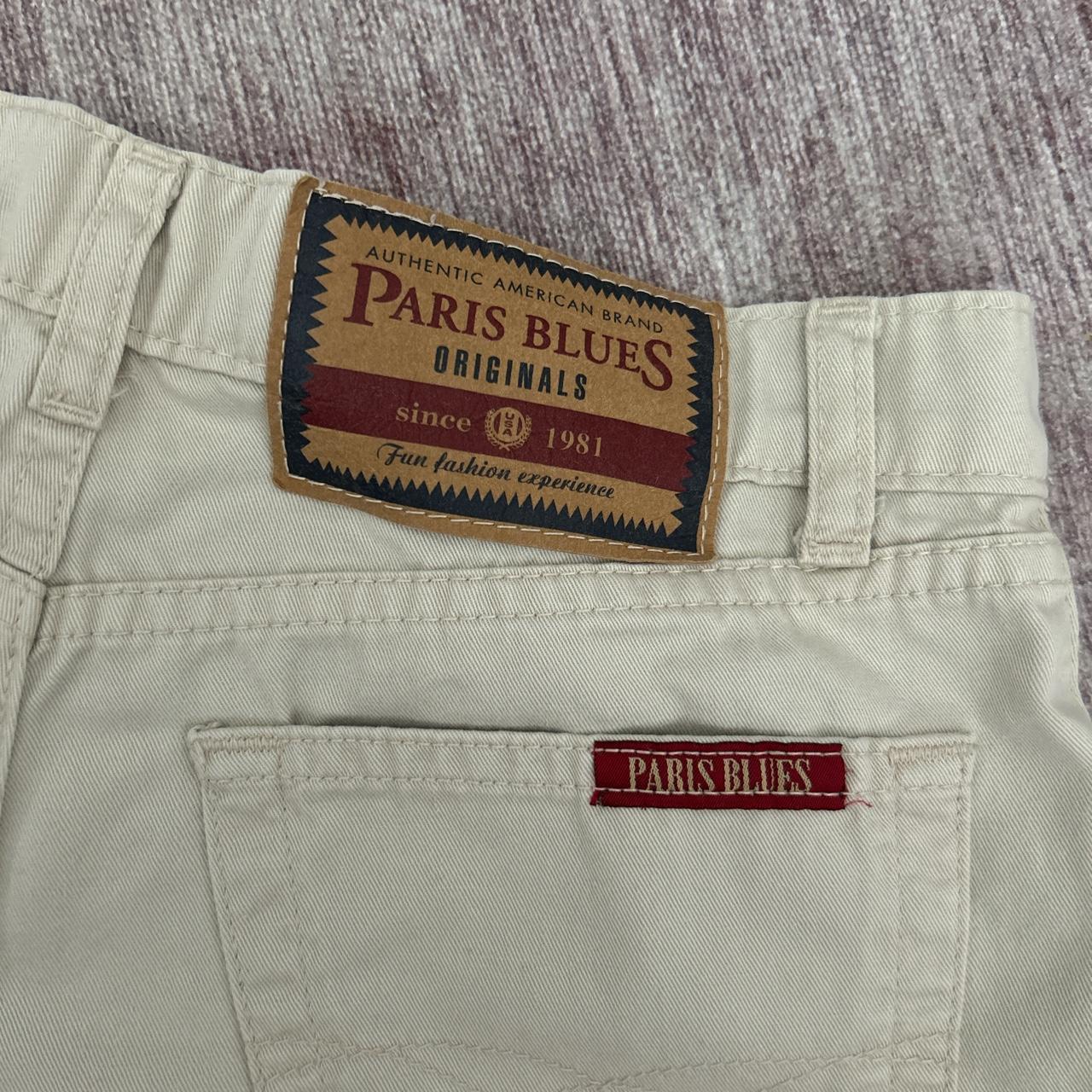 Vintage S Cream Paris Blues Shorts Size See Depop