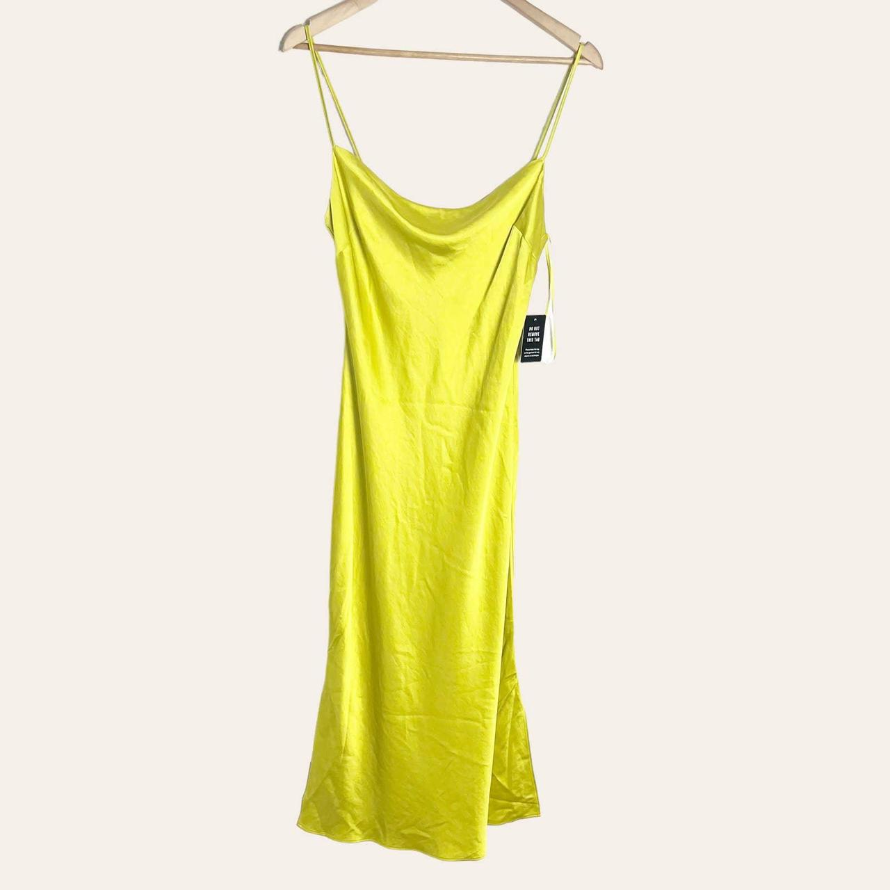 Express yellow clearance dress