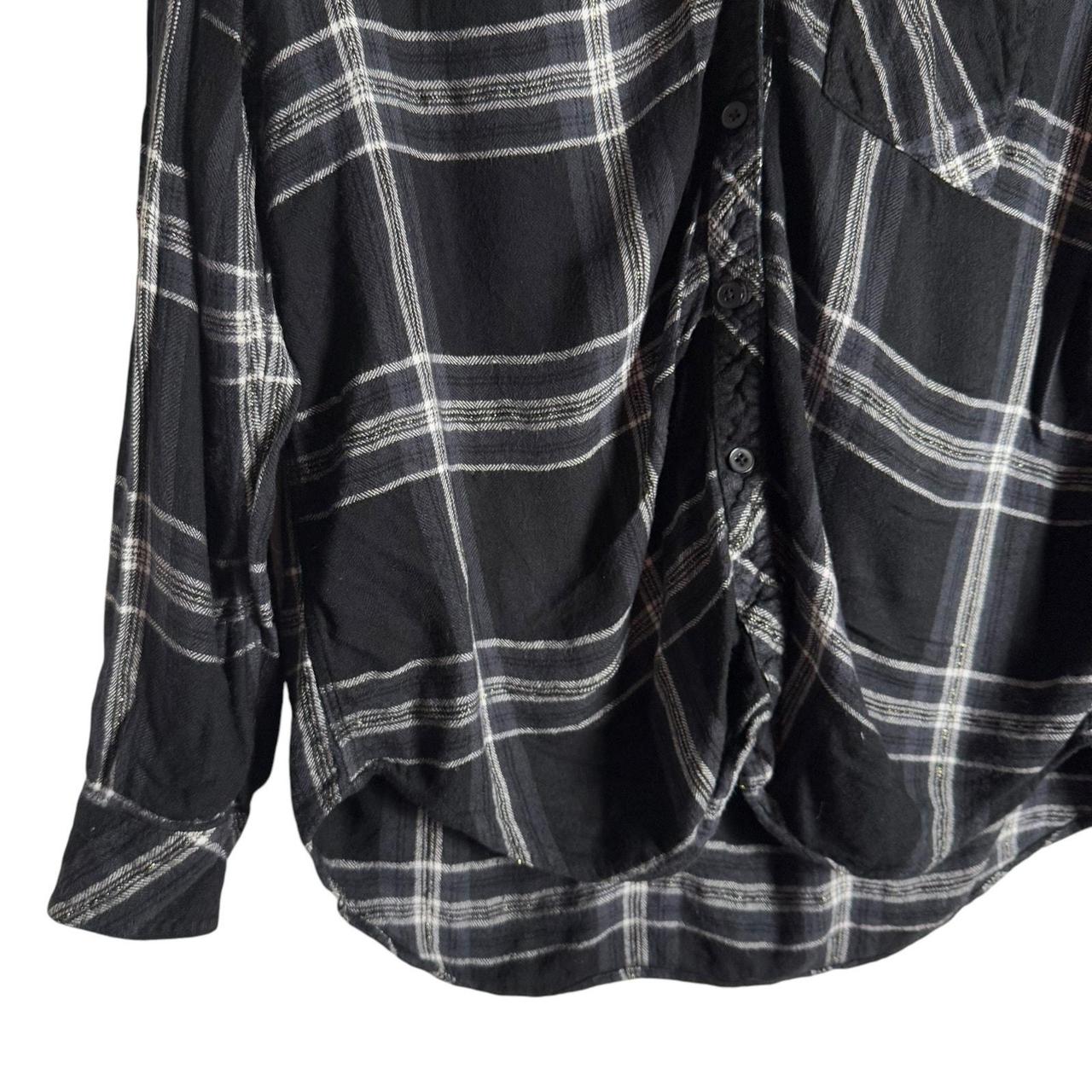 Rails Women's Blouse - Black/White - XL – Rails H… - image 5