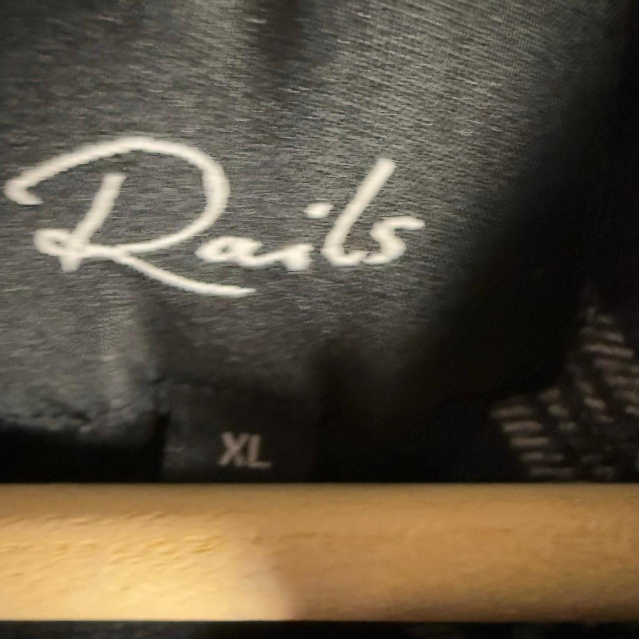 Rails Women's Blouse - Black/White - XL – Rails H… - image 8