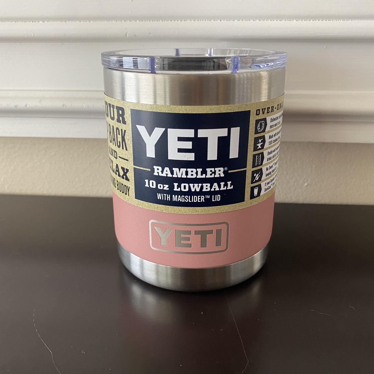 welcoming my first two yetis to the family - the 30oz sandstone pink  rambler and the 10oz white lowball 💞 : r/YetiCoolers