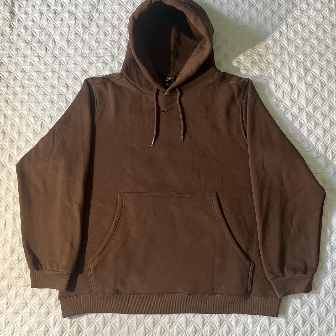 chocolate brown nike sweatshirt