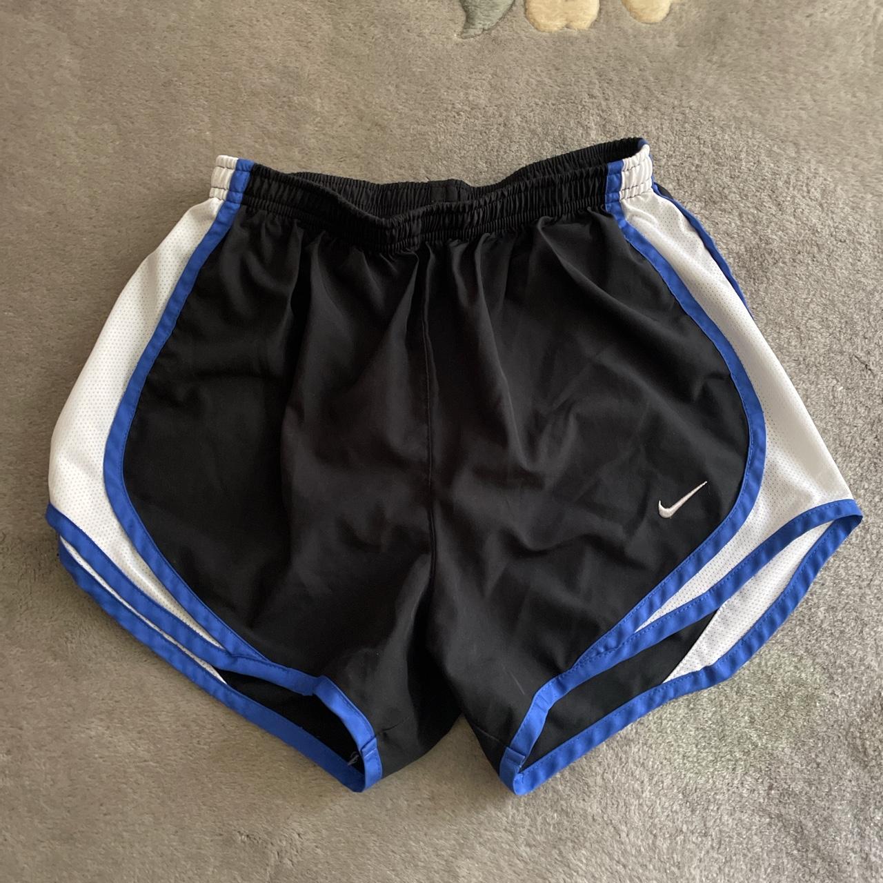 womens nike blue shorts