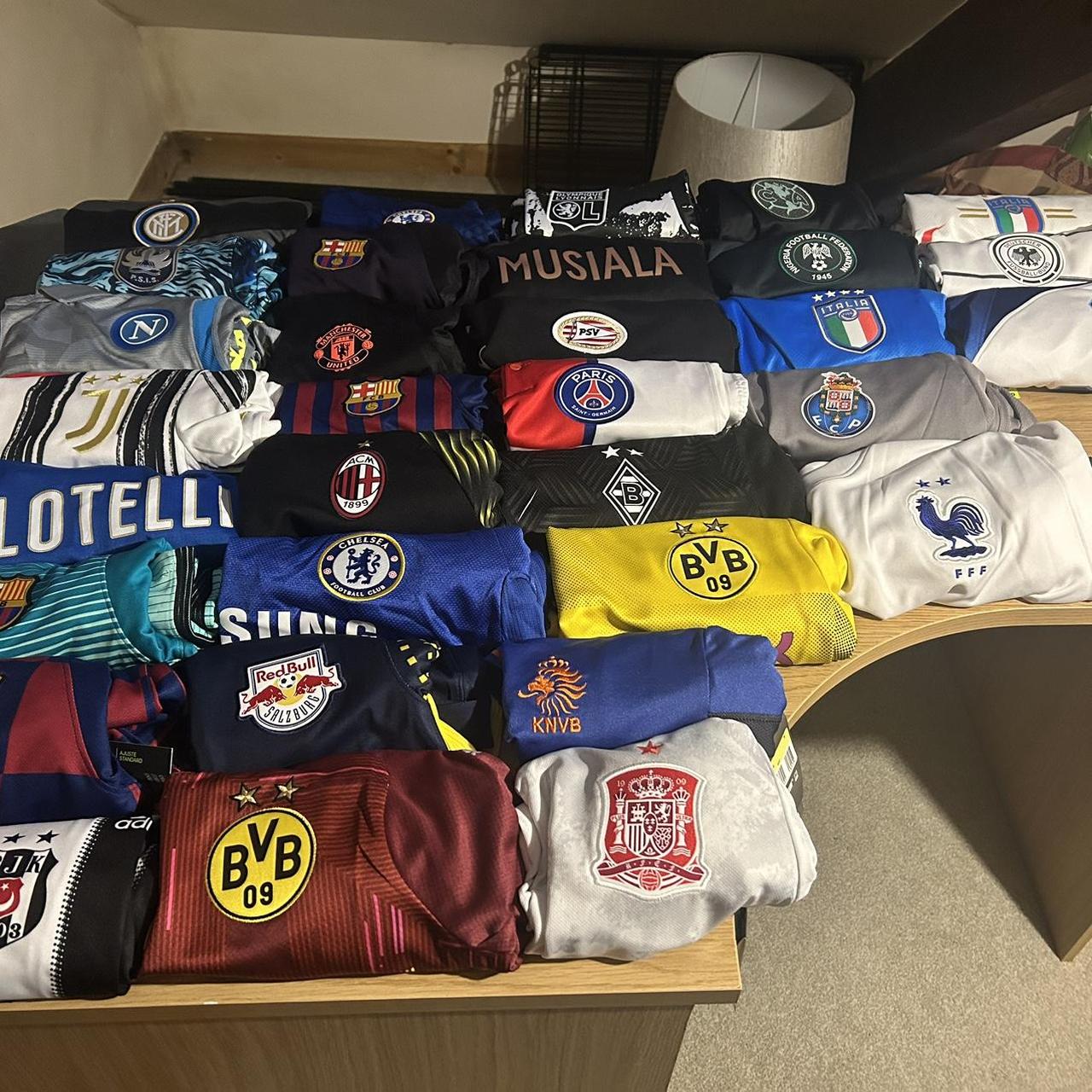 Bulk Football Shirts All sizes from kids xs to... Depop