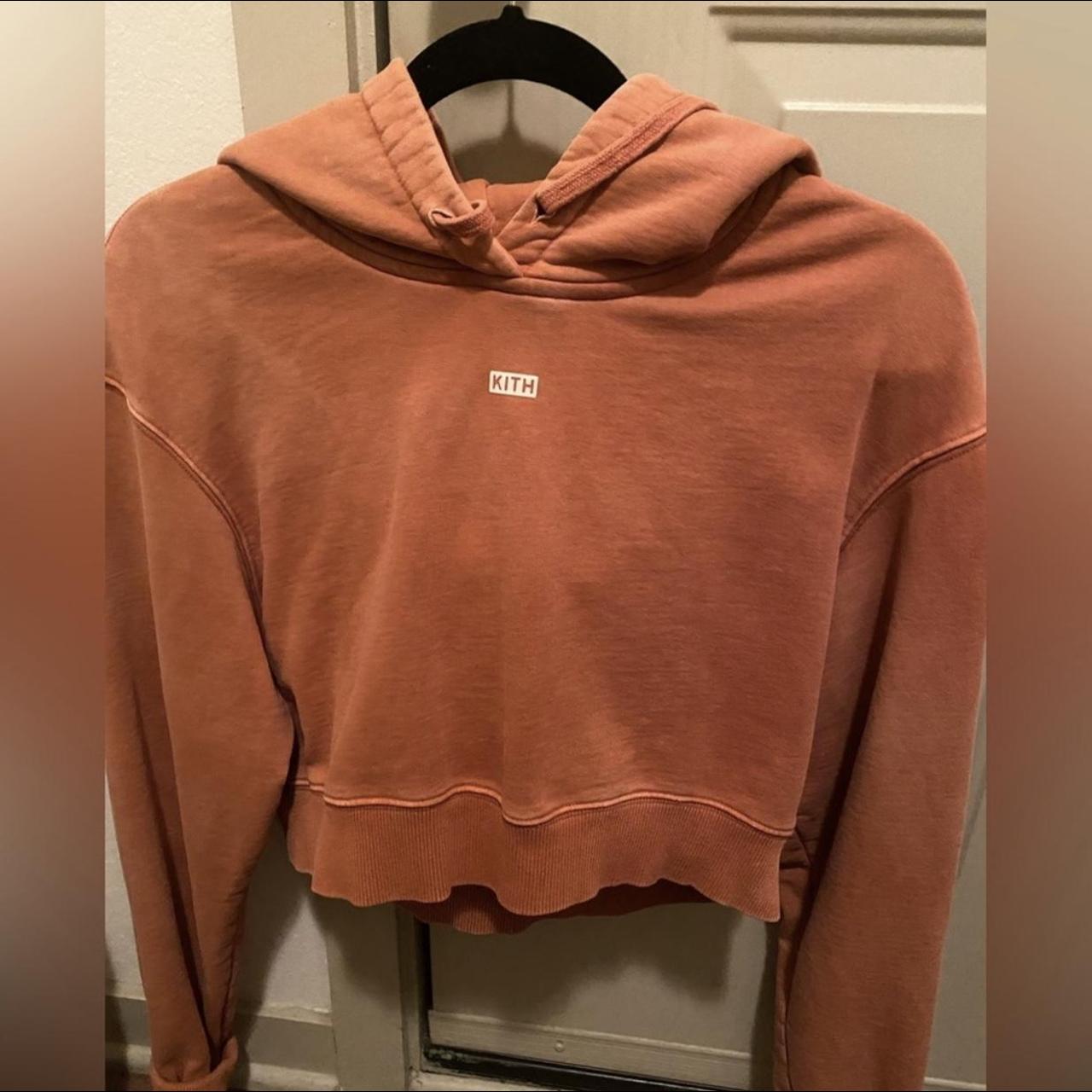 kith nike orange hoodie