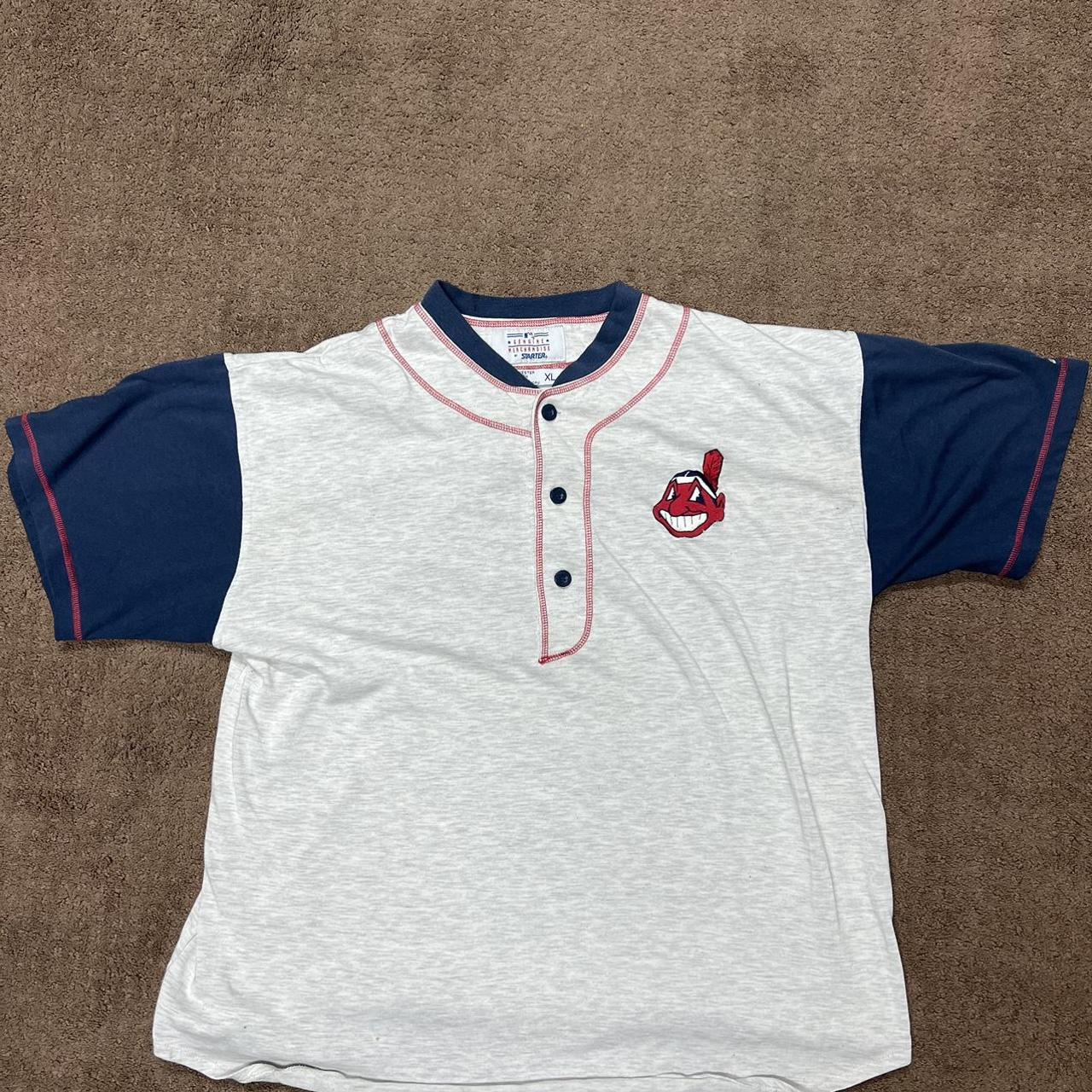 Vintage Cleveland Indians Jersey by Stater - Depop