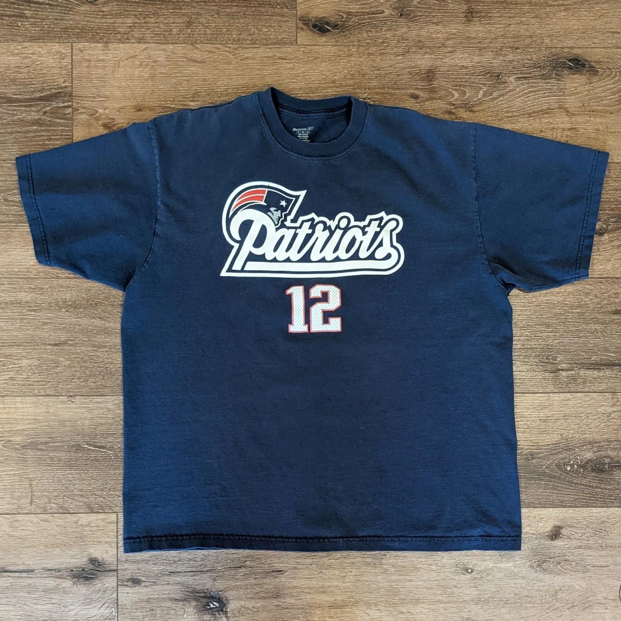 Tom brady patriots jersey on field Reebok stitched - Depop