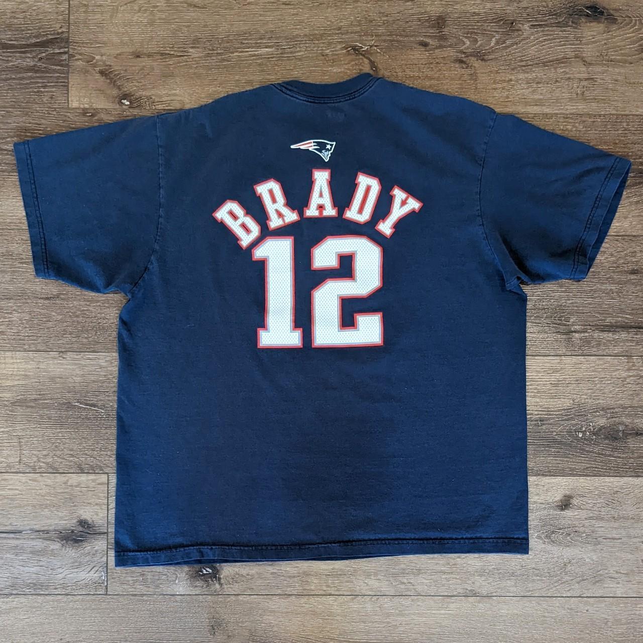 New England Patriots #12 Tom Brady Reebok Jersey - Depop