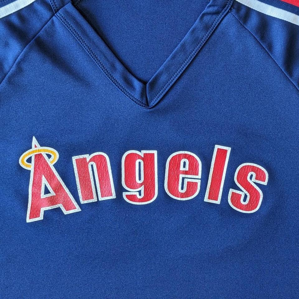 VINTAGE Anaheim Angels Stitched Baseball Jersey - - Depop