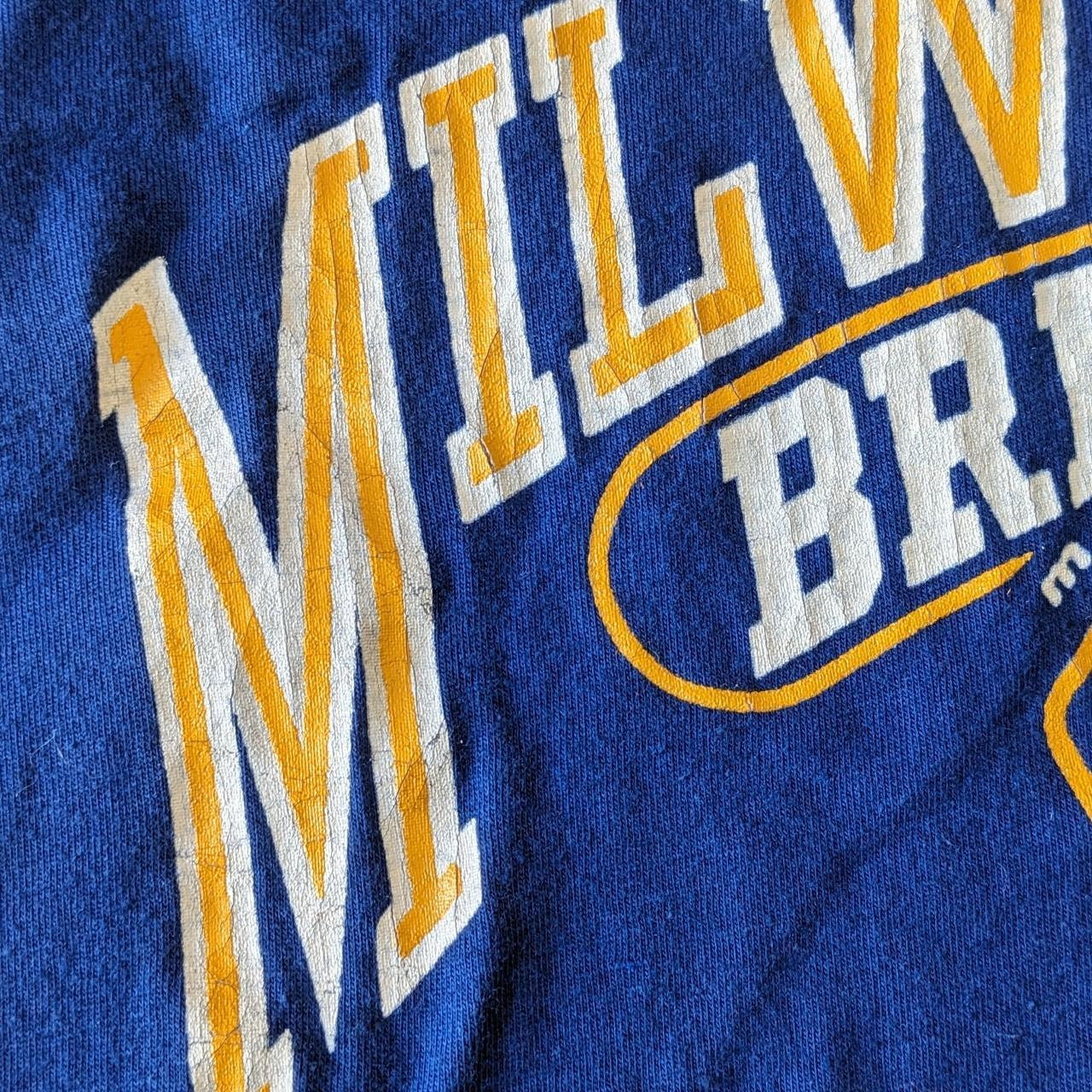 Vintage 80s Champion MLB Milwaukee Brewers Baseball T-shirt 