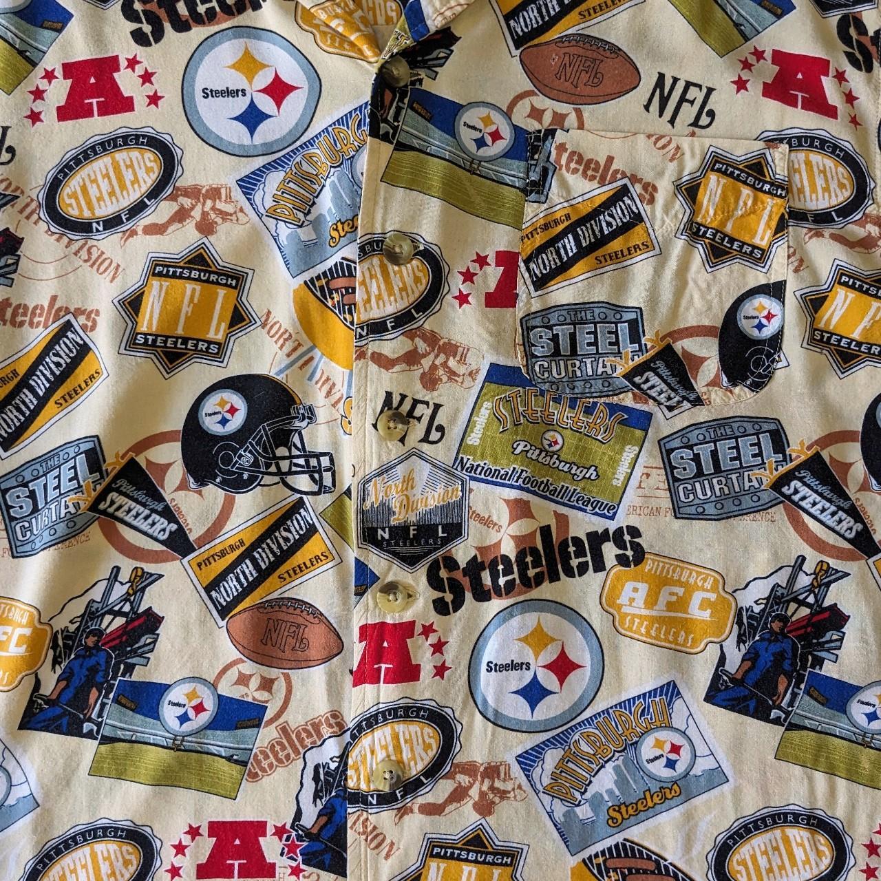 Retro Y2K Pittsburgh Steelers AFC NFL Graphic - Depop