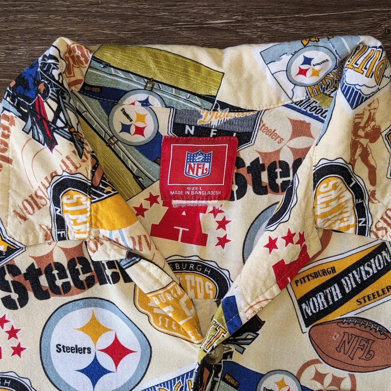 NFL Pittsburgh Steelers football button up - Depop