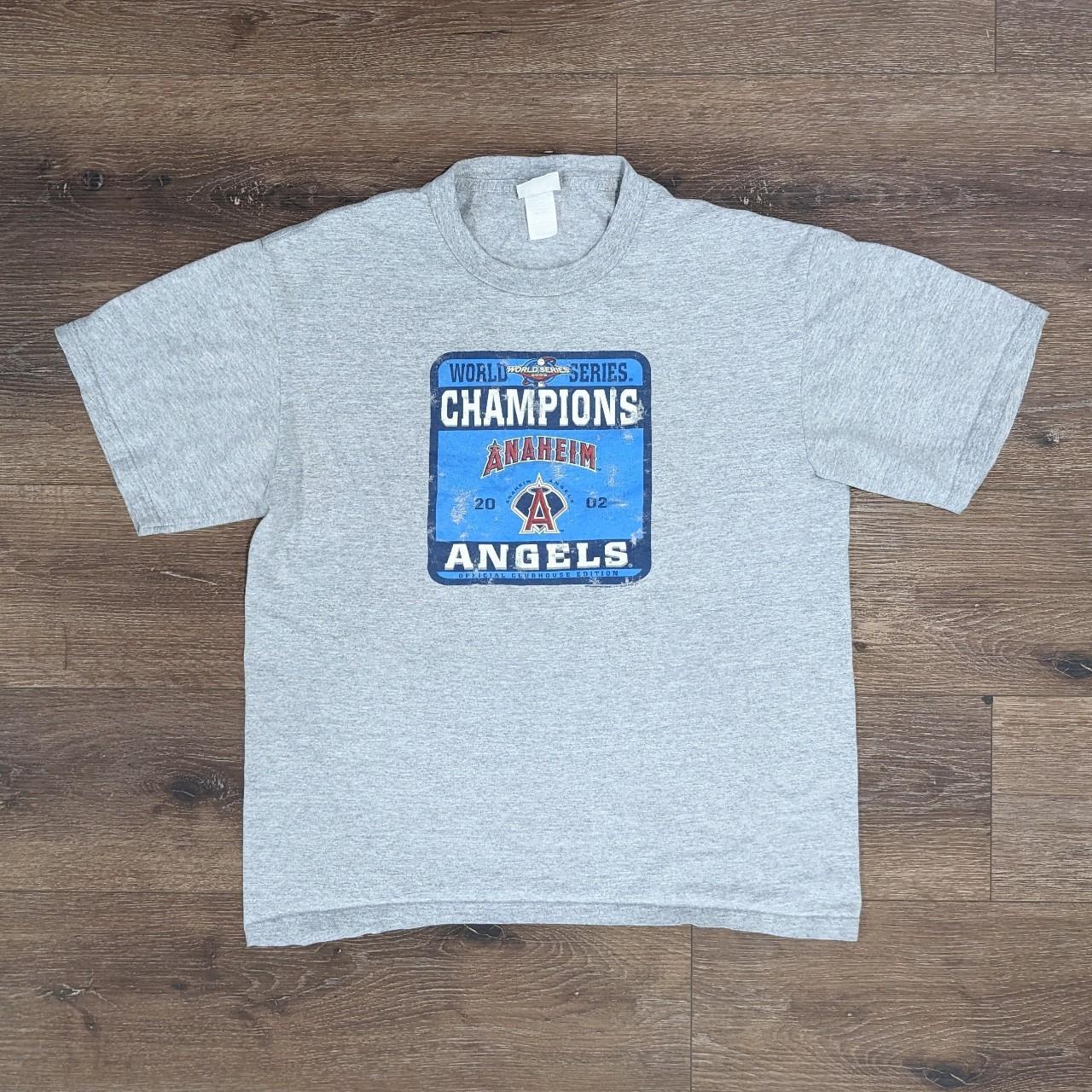 Vtg 2002 Angeles World Series Champions shirt Size - Depop