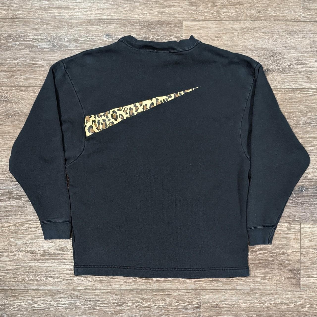 Nike sweatshirt leopard swoosh sale