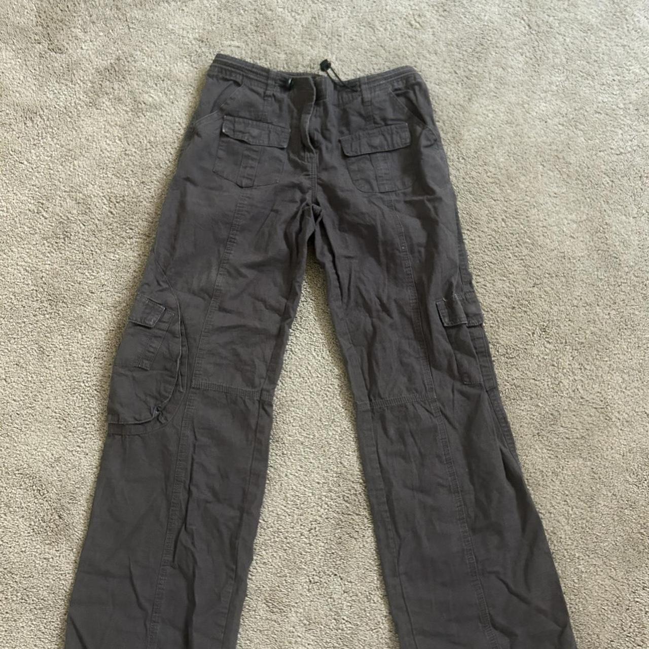 Brandy Melville dark grey cargos - Depop