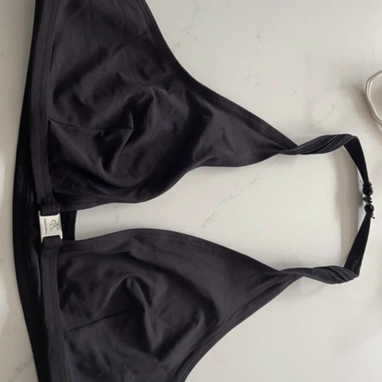 Calvin Klein Women's Black Bikini-and-tankini-tops | Depop