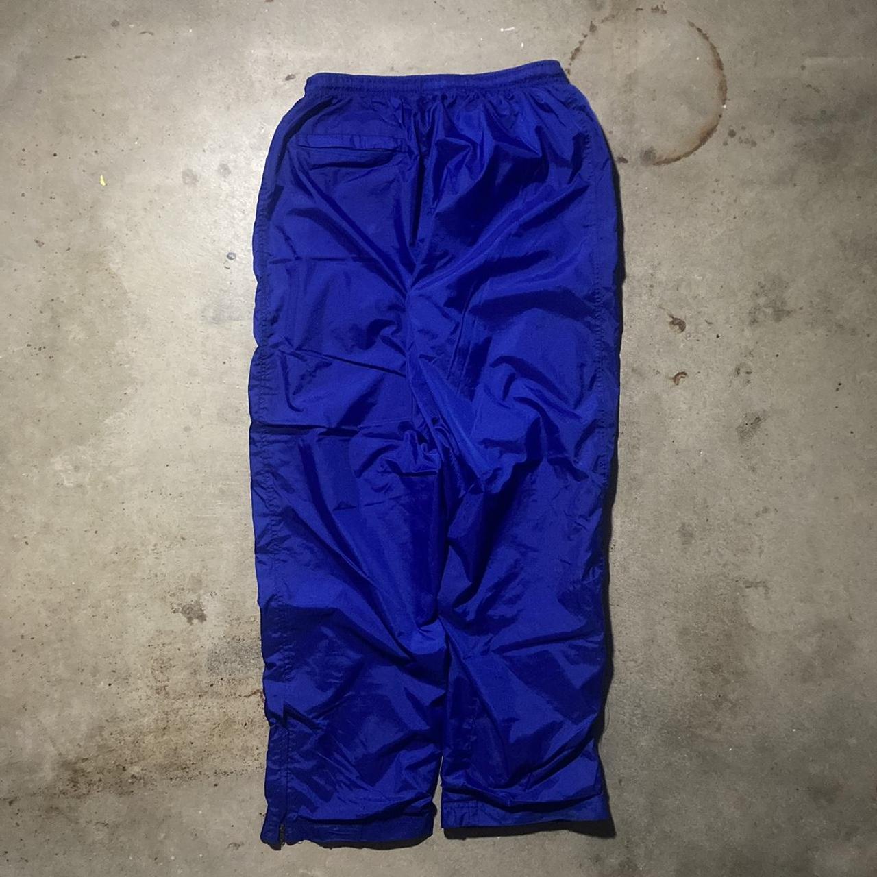 Louis Vuitton swishy track pants cut/sewn from real - Depop