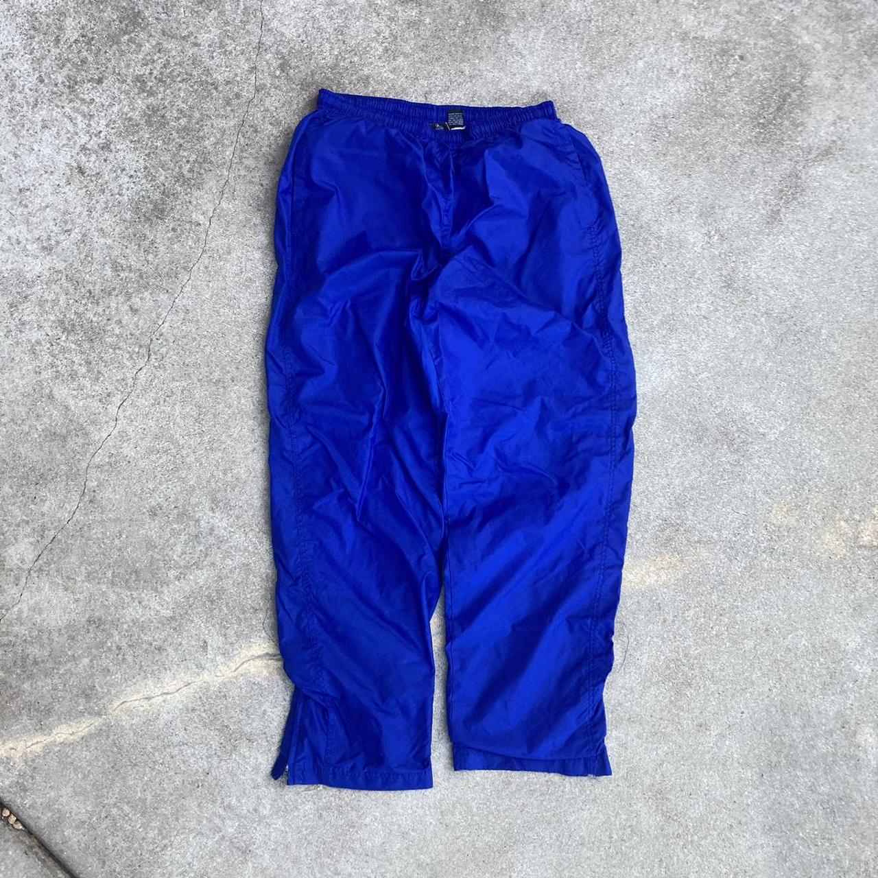 Louis Vuitton swishy track pants cut/sewn from real - Depop