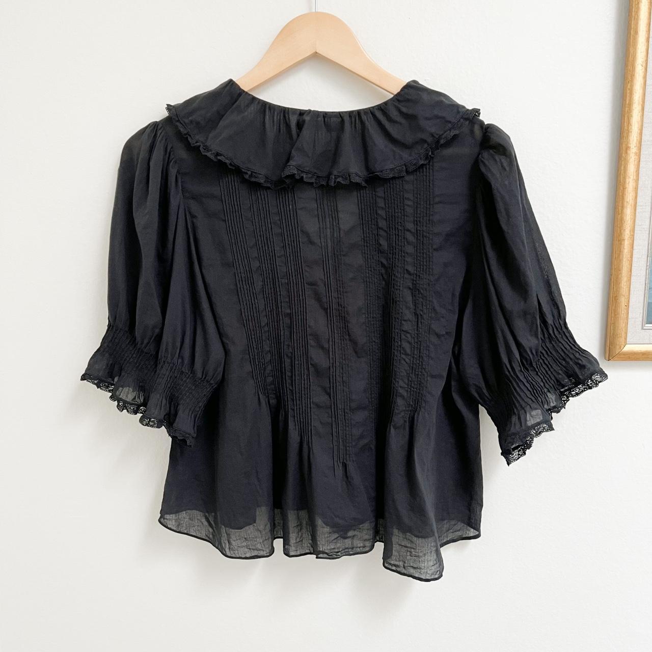 Women's Black Blouse | Depop