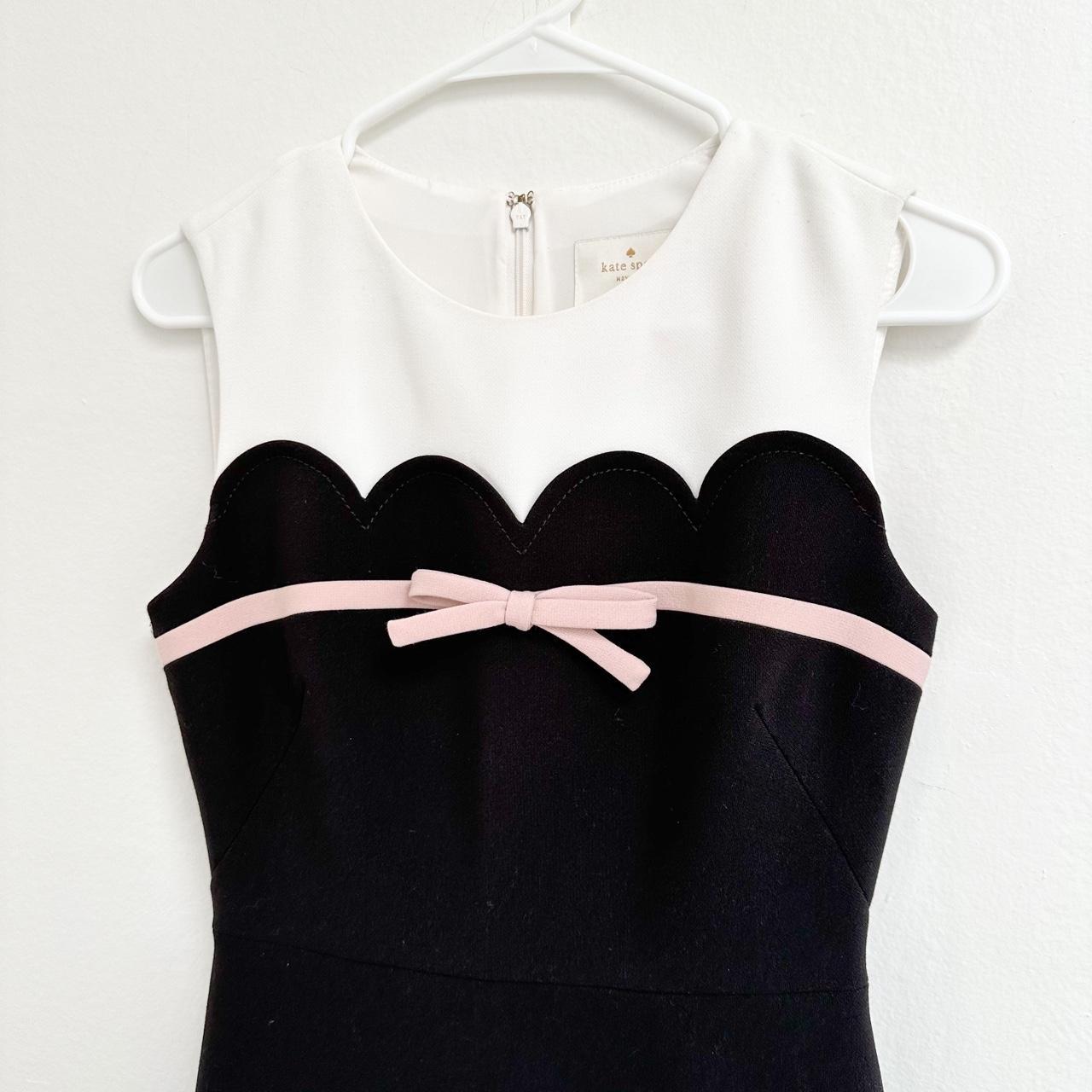 Kate Spade Black White Bow Dress