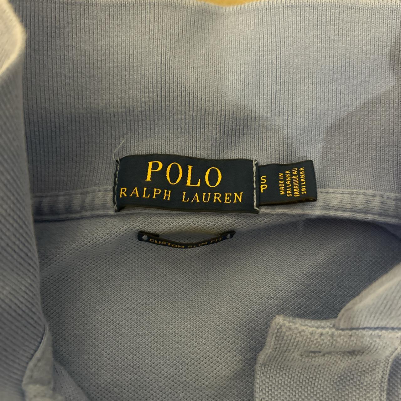 ralph lauren baby blue polo size small worn once ,... Depop
