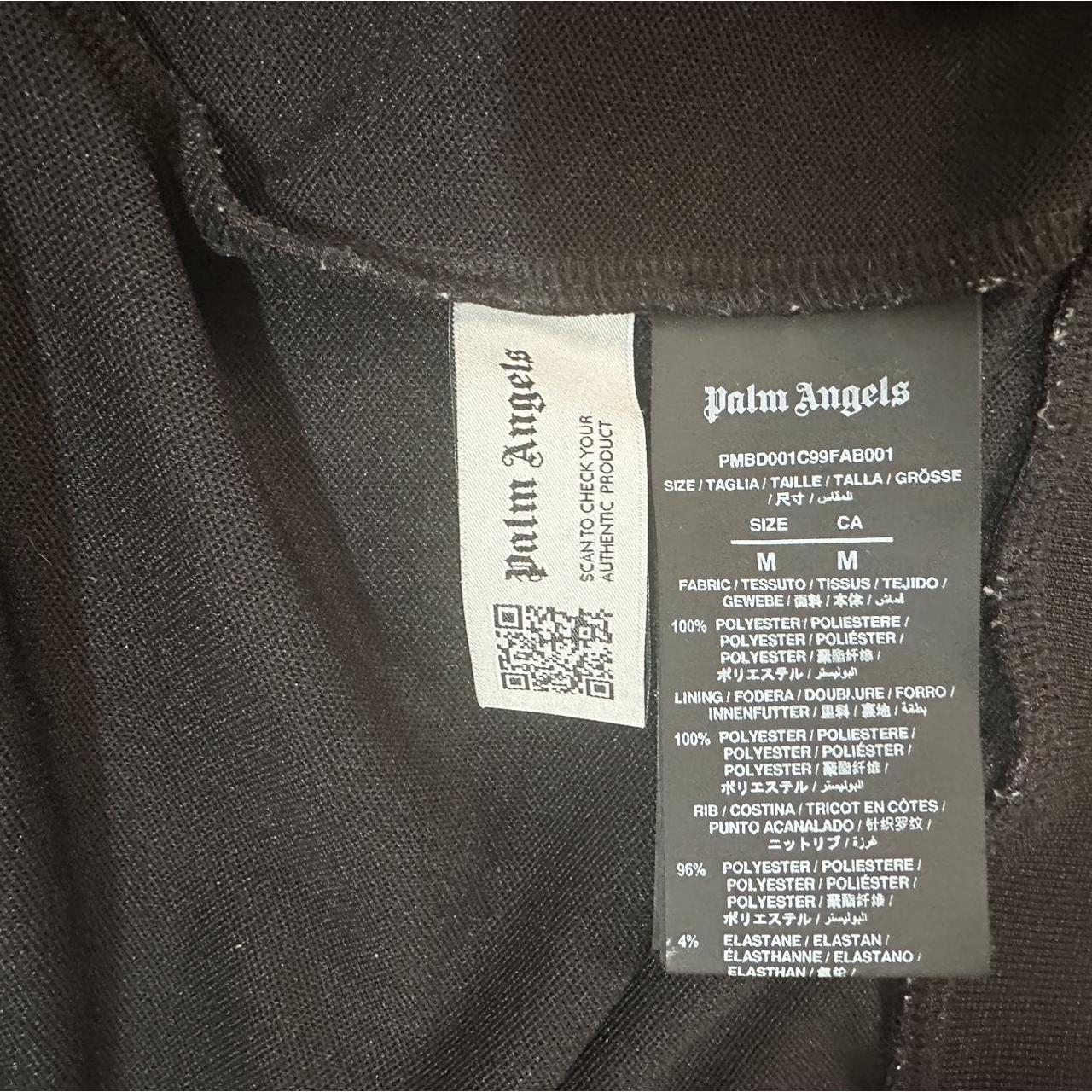 Palm Angels Wash Tag Inside Tags Of The Palm Angels Tracksuit