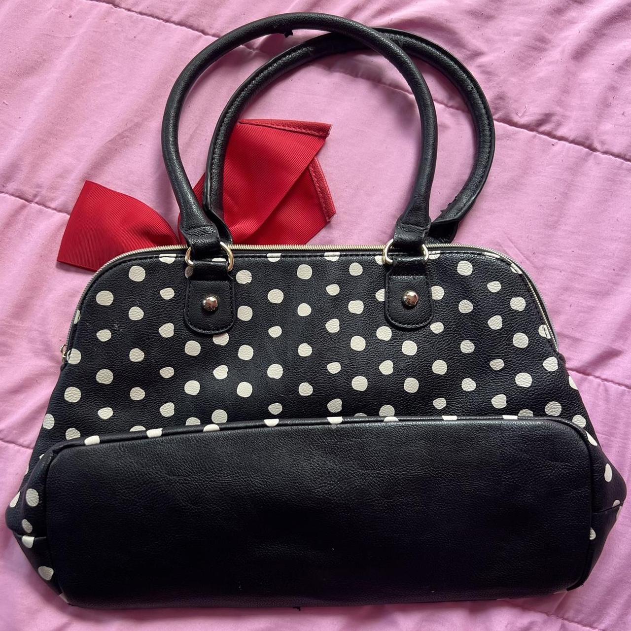 Betsey johnson polka deals dot bag