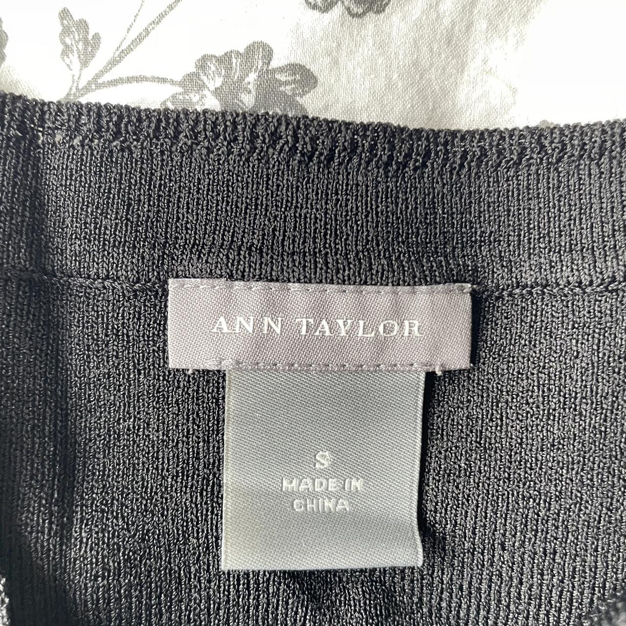 Ann Taylor Women's Black Vest | Depop