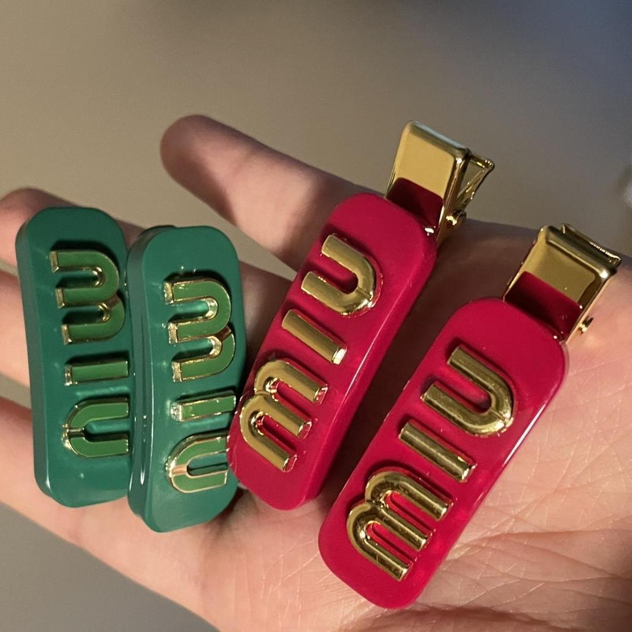 Miu Miu Women's Hair accessory - Multi – Miu Miu … - image 3