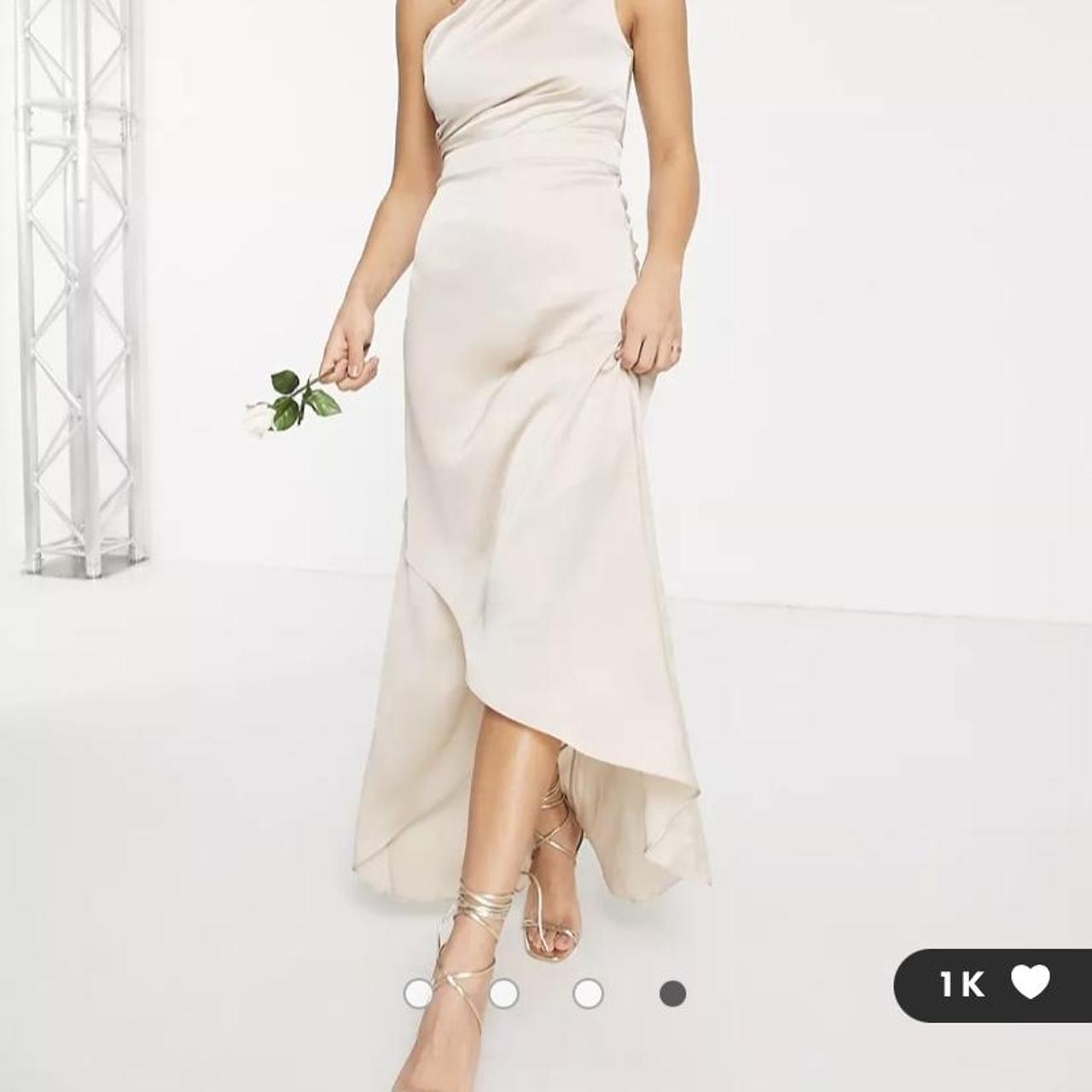 Bridesmaids Dress, Champagne/mink colour,